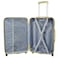 Senator Hard Case Medium Suitcase Luggage Trolley For Unisex ABS Lightweight Travel Bag with 4 Spinner Wheels KH1065 Tea Green