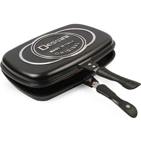 Dessini Double Grill Pan 36Cm Online Carrefour UAE