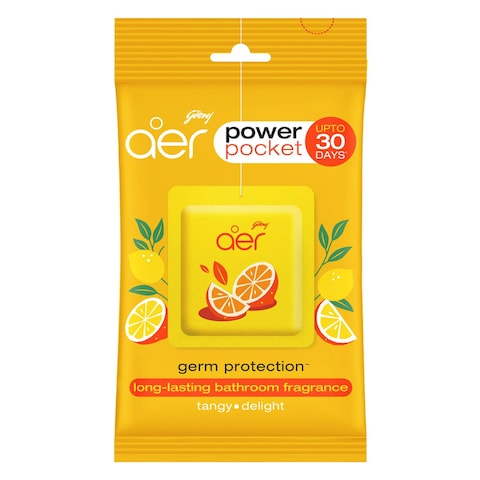 Godrej Aer Power Pocket Tangy Delight Bathroom Freshener 10g