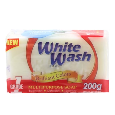 WHITE WASH SOAP BAR WHITE 175G