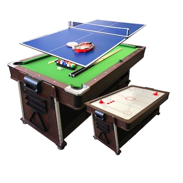 Simbashoppingmea - 7 Ft Pool Table + Air Hockey Table + Tennis Table + Dining Table &ndash; Mattew