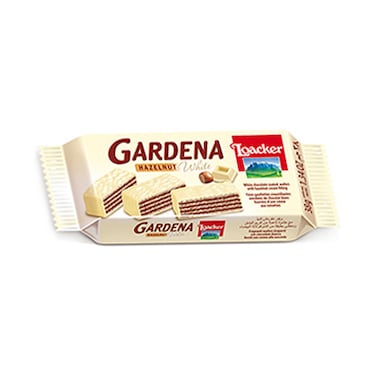 Loacker Gardena Wafer White Hazelnut 38GR