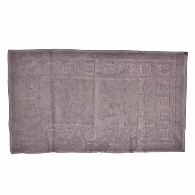 King's Collection Bath Mat 50x80cm Grey
