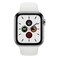 Apple Watch SE GPS + Cellular 44 mm Silver Aluminium Case With White Sport Band