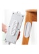 Generic Punch Free Plug Sticker Surge Protector Wall Mount Fixing Device Self Adhesive Power Plug Cable White 10.2*0.7*4cm
