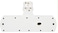 4 Way Universal T-Socket Multi Adaptor