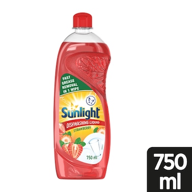 Sunlight Strawberry Dishwashing Liquid 750Ml