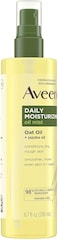 Aveeno Baby Daily Moisturizing Dry Body Oil Mist With Oat And Jojoba Oil For Dry, Rough Sensitive Skin, Nourishing &amp; Hypoallergenic Body Spray, Paraben-, Silicone- &amp; Phthalate-Free, 6.7 Fl. Oz