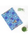 Lowha Decorative Acrylic Serving Tray With Gold Metal Handles And Turkish Tile Design 20x30 cm