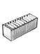 Generic Foldable Underwear Storing Box Grey