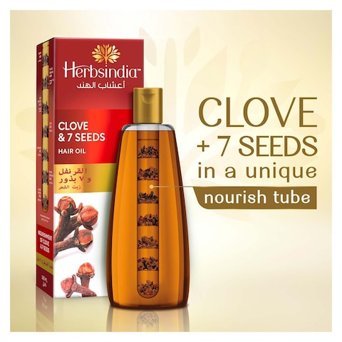 Herbsindia Clove and 7 Herbal Seeds Hair Oil - 280 ml