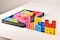 Pop It Puzzle Fidget Jigsaw Toys Fidget Popper Push Silicone New Tangram, Push Pop Bubble Sensory Fidget Toy, For Autism Special Needs Stress Relief Pressure Relieving, Squeeze Toys