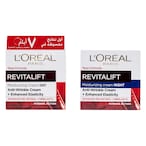 Buy LOreal Paris Revitalift Moisturizing Day And Night Cream 50ml + 50ml in Kuwait