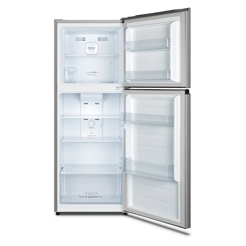 Hisense 203L Net Capacity Double Door Top Mount Refrigerator Silver RT264N4DGN