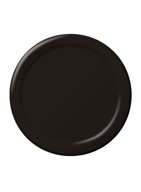 24-Piece 9inch Black Paper Plates