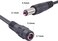 XBW DC 2 Way Power Splitter, ISEEUSEE 1 Female to 2 Male Power Adapter Y Splitter 5.5 x 2.1mm Cable 12V 1 to 2 Plug for CCTV/DVR NVR Security Camera/LED Strip Light - 2Pack