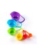 Generic 6-Piece Measuring Spoons And Cups Set Purple/Green/Blue