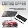 Combo Offer - Buy Car Windscreen Sunshade Umbrella Parasol UV Protection 140X79 CM &amp; AGC Car Sun Shade, Heat Insulated Rolling Sunshade 58cm x 125cm