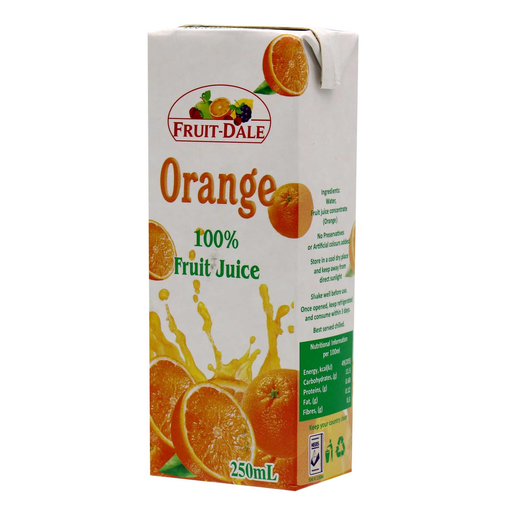 Fruit Dale Orange Fruit Juice 250Ml