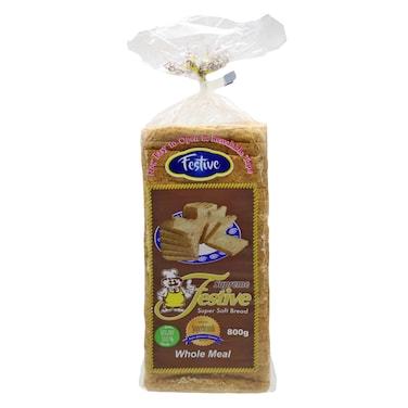 Festive Supreme Whole Meal Bread 800g