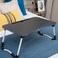 Generic-CK714 Foldable Laptop Table, Portable Standing Bed Desk Black