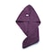 1Chase Terry Hair Towel Wrap, 100% Cotton, Bath Shower Head Towel, Quick Magic Dryer, Purple
