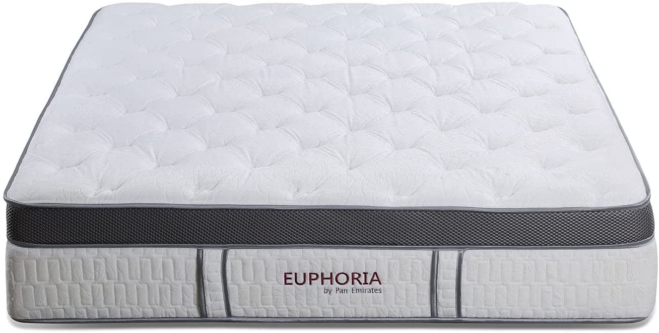 PAN Home Euphoria Euro Top Pocket Zone Gel Mattress-200X210