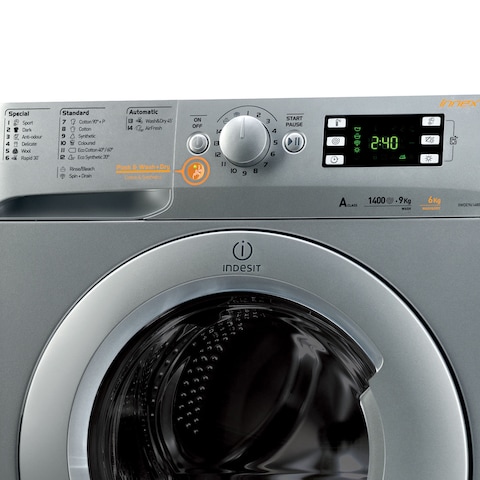 Indesit 9Kg Washer And 6Kg Dryer XWDE961480X