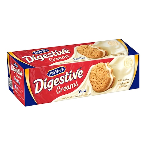 McVitie&#39;s Digestive Vanilla Filled Wheat Biscuits, 100g