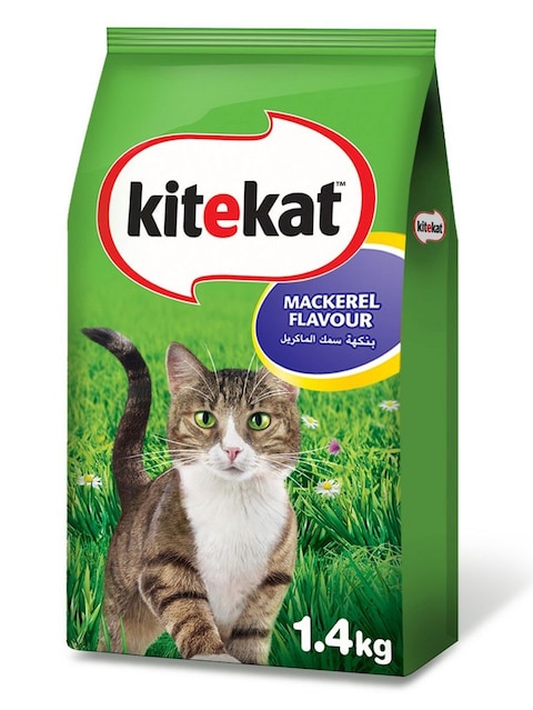 Kitekat Mackerel Dry Cat Food 1.4kg