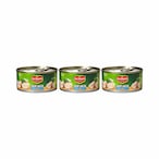 Buy Del Monte Tuna Fish Chunks In Brine 185g Pack of 3 in UAE