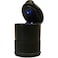 Generic 1Pcs Cylinder Shape With LED Indicator Light Ash Tray - Black