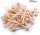 Alytimes 100-Pack 6 Inch Portable Wooden Jam Honey Dipper Honey Sticks For Honey Jar Dispense Drizzle Honey (6Inch 100Pcs)