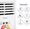 Super General 33000BTU (29200BTU ESMA Capacity) Floor Standing Air Conditioner, Auto-Restart, Sleep-Mode, White, SGFS36NE For Home, Office, Commercial Use (Installation Not Included)