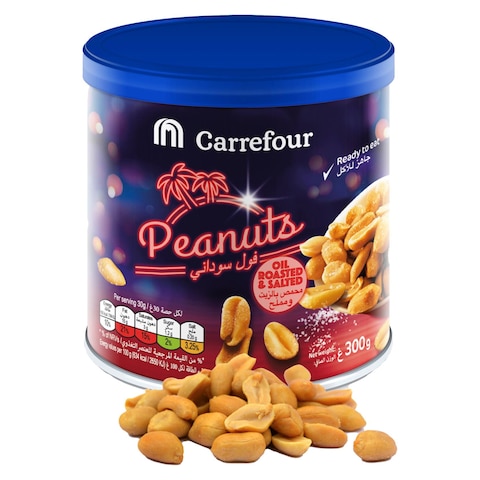 Carrefour Oil Roasted and Salted Peanuts, 300g