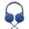 Sony MDR-XB550AP Extra Bass Wired Headphone Blue