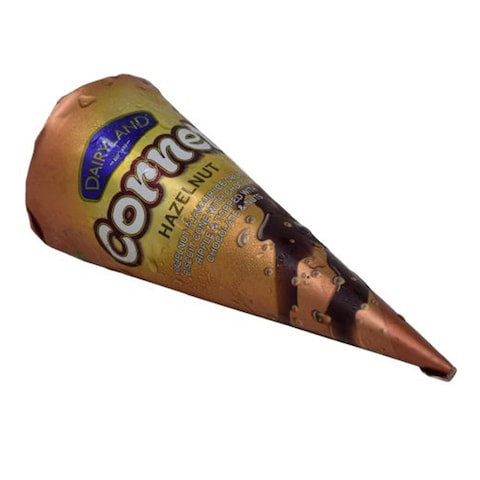 Dairyland Cornets Hazelnut Chocolate And Nuts Ice Cream Cone 100ml