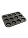 Generic Non Stick 12-Hole Cake Mould Multicolour 19.5X25.5X2.5Centimeter