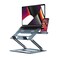 Moxedo Foldable Aluminum Laptop Stand With Phone Holder Compatible for MacBook Apple Mac Pro Air Dell Hp and More Laptops 11 Up to 15 inch