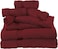 Comfy 8 Piece 100% Combed Cotton 550 GSM Highly Absorbent Towel Set - Burgandy