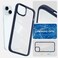 Spigen Ultra Hybrid designed for iPhone 15 Plus case cover - Navy Blue