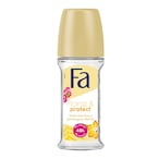 Buy Fa Floral  Protect Roll-on Deodorant, 50ML in Saudi Arabia