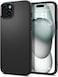 Spigen Liquid Air designed for iPhone 15 case cover - Matte Black