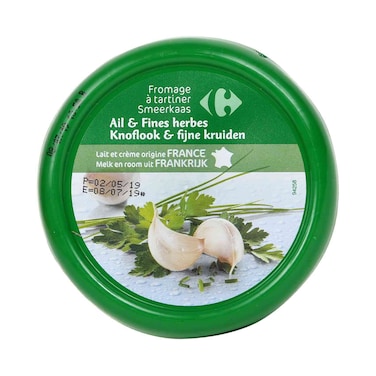 كارفور جبن كريمي بالثوم والأعشاب 150غ