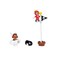 Nintendo 2.5" Cloud Playset