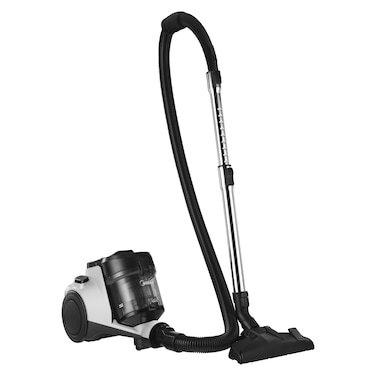 Midea Bagless Canister Vacuum Cleaner MC08ME, 2 L, 1800 W, White and Black, HEPA Filter