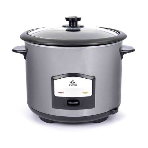 Evvoli 6.5L 2-in-1 Rice Cooker with Steamer 750W, EVKA-RC6501S