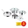 Vinod Stainless Steel Cookware set 5 pieces
