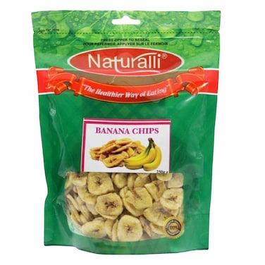 NATURALLI DRIED BANANA CHIPS 250G