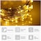 Solar String Lights 12M 100LED 8 Modes Solar Powered Lights for Home,Gardens, Patios,weddings and Parties (White)